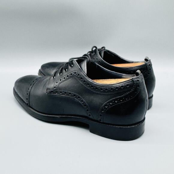 Cole Haan Shoes Mens 7 Black Leather Grand 360 Oxford Cap Toe Brogue Dress main image 4